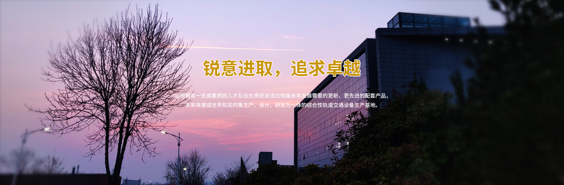 銳意進取，追求卓越